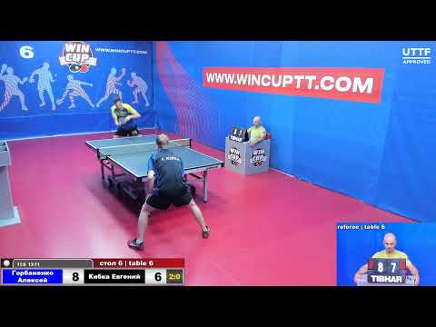 Горбаненко Алексей 3-0 Кибка Евгений    Турнир Восток 7  10.07.2021 Прямой эфир. Зал 6