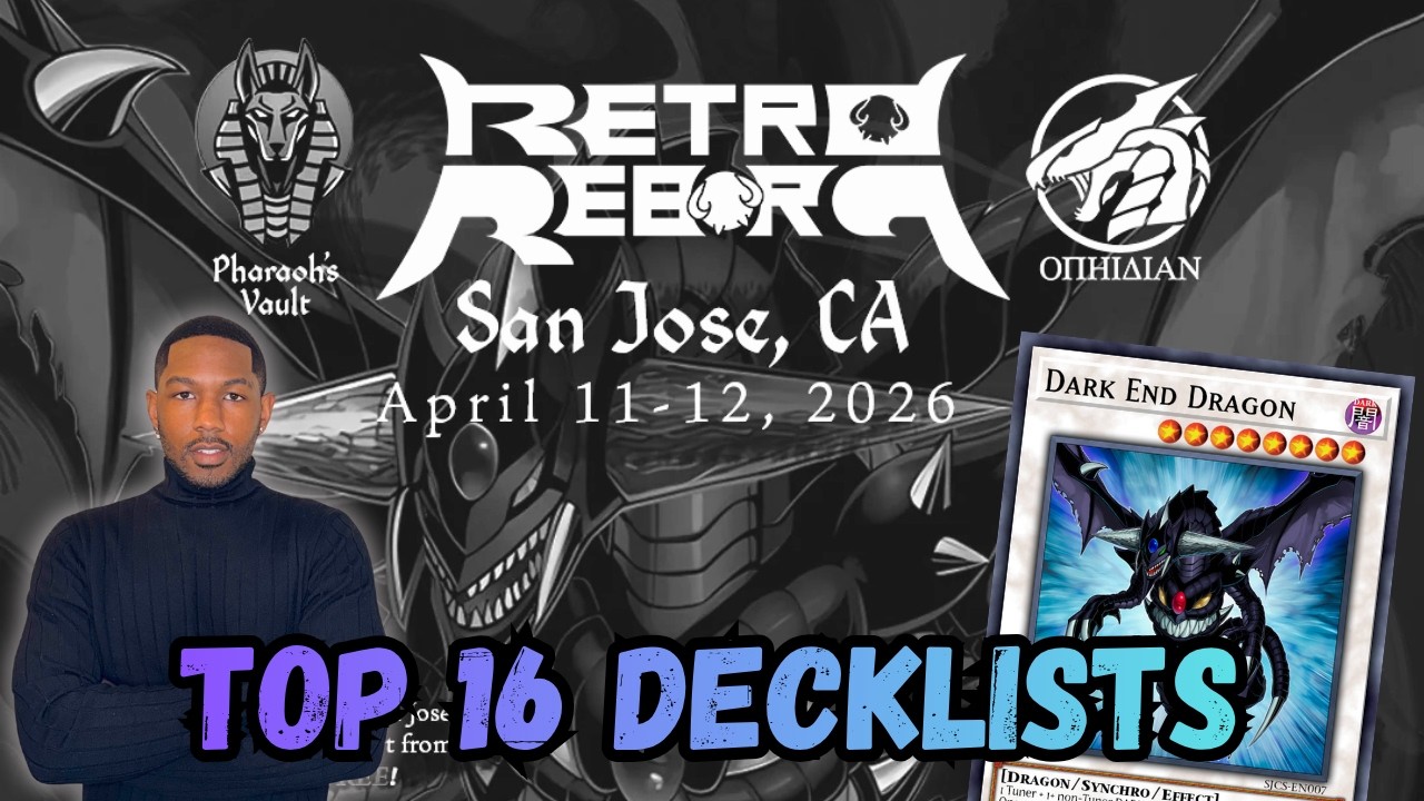 Top 16 Decklists Retro Reborn Circuit (RRC) San Jose | Yugioh Edison Format