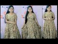 Prince Cut With 3 Layer Frock Cutting Stitching