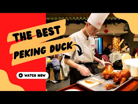 Trying out the Best Peking Duck in Beijing | Food Vlog in China | Quanjude (全聚德 ) Restaurant