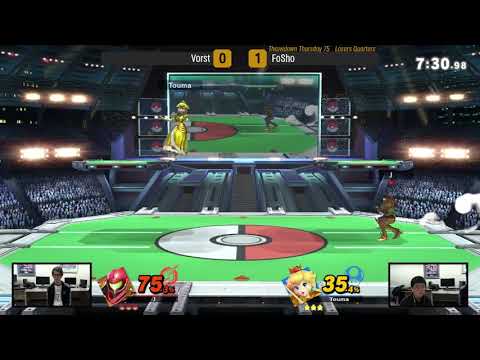 Throwdown Thursday 75 - Losers Quarters - (Samus) Vorst vs FoSho (Peach)