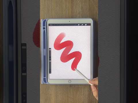 🖌️How to make a paper brush in Procreate 🖌️ #procreate #brushtutorial #procreatebrushtutorial