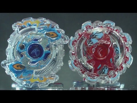 BATTLE Beyblade Burst ベイブレードバースト B-06 Ragnaruk Central Accel VS B-07 Kerbeus Wing Fusion AWESOME
