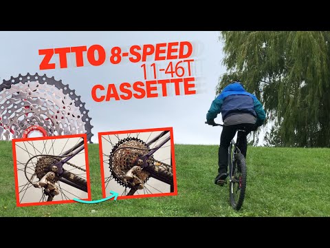 Uphill Resistance: Ztto 8-Speed 11-46T Cassette