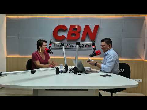 CBN Cascavel 1°Edição. Entrevista com Debora Rodrigues, piloto da Copa Truck