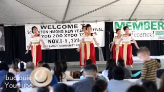 preview picture of video 'Ntxhais Ceev Txuj - Stockton Hmong New Year 2014-15'