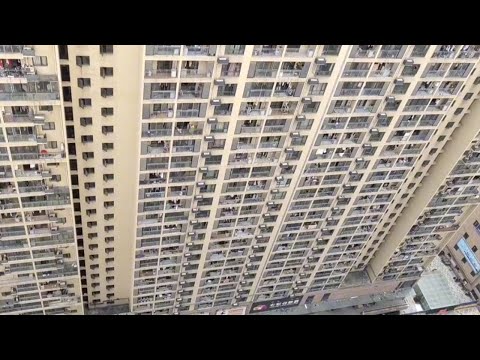 Versão Wuhan de Jiulong City Zhai! 35 unidades vivendo em um grupo! A torre é coberta por uma estátua de cânhamo e a residência é suprimida.