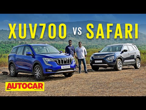 Autocar India: Mahindra XUV700 vs Tata Safari