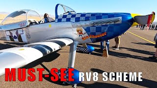 Walking Around a Van's RV8 with a stunning painting Scheme