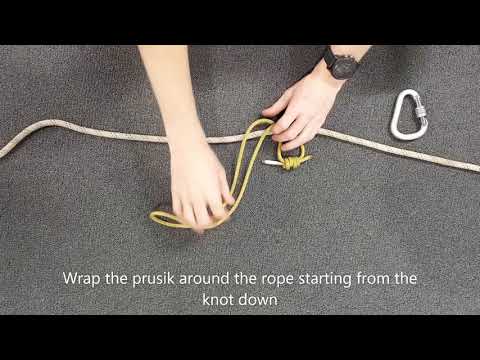 How to tie a French Prusik