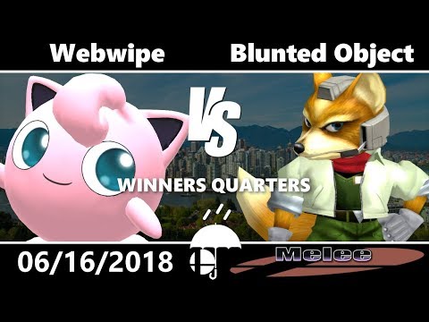 Rain City 2 Melee: Winners Quarters - Webwipe (Jigglypuff) vs Blunted_Object10 (Fox)