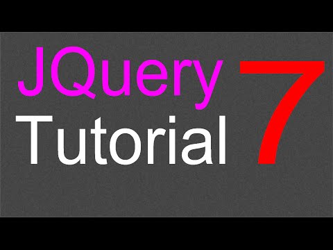 JQuery Tutorial for Beginners 7 JQuery Selectors Part 3