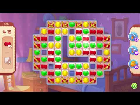 Homescapes 1313 Level - 16 moves - NO BooSTERS