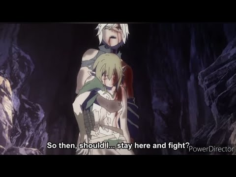 Bell Cranel and Miss Ryu trying to escape Juggernaut | DanMachi S4