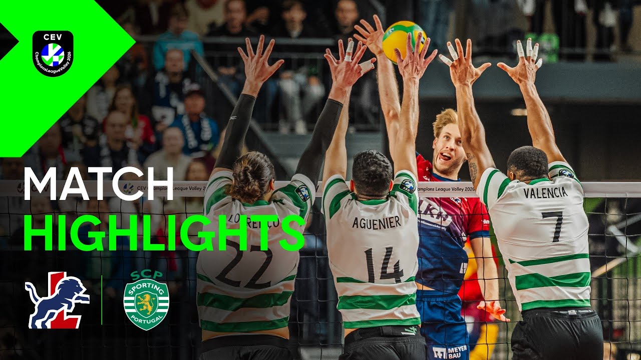 Highlights | SVG LÜNEBURG vs. Sporting CP LISBOA | CEV Champions League Volley 2026