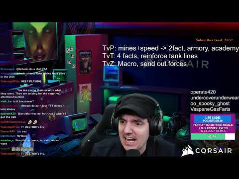 Artosis que's into a randoming streamsniper twice?