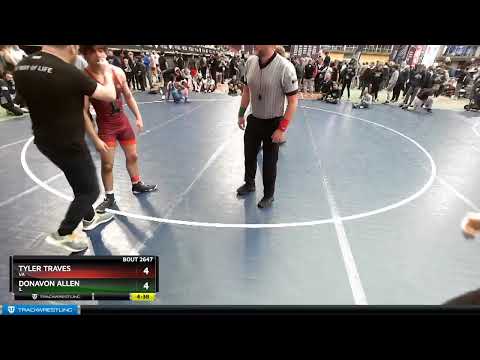 138 Lbs 1st Place Match - Donavon Allen, IL Vs Tyler Traves, VA 557e