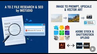 A to Z Adobe Stock File Create Upload Tutorial | AI Image to Vector, Gigapixel, SEO & Workflow 2025