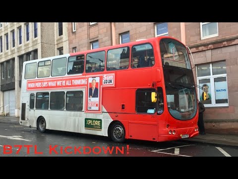 Volvo B7TL Thrash and Kickdown! (BX54 XTB)
