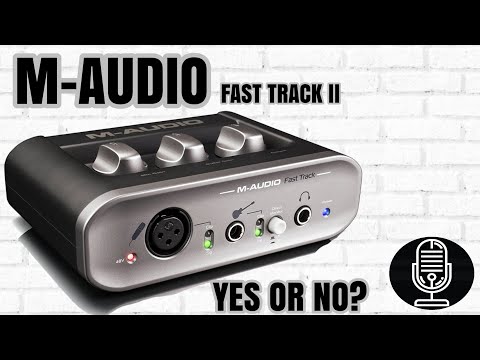 M-Audio Fast Track USB Audio Interface 2000s - Gray image 4