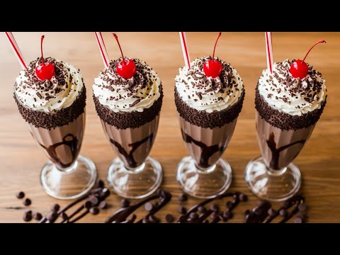 Delicious Chocolate Milkshakes Recipes | Easy and Creamy treats 