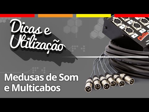 Medusa 6 Vias Montada Conectores Amphenol - 2 Metros - Video