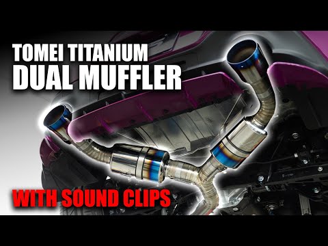 Tomei Titanium DUAL Muffler Kit GR86 TB6090 SB05B