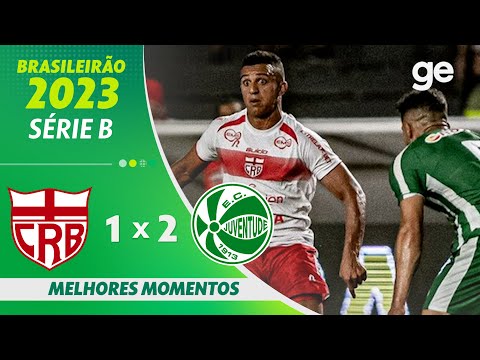 Gols e lances de CRB x Juventude-RS