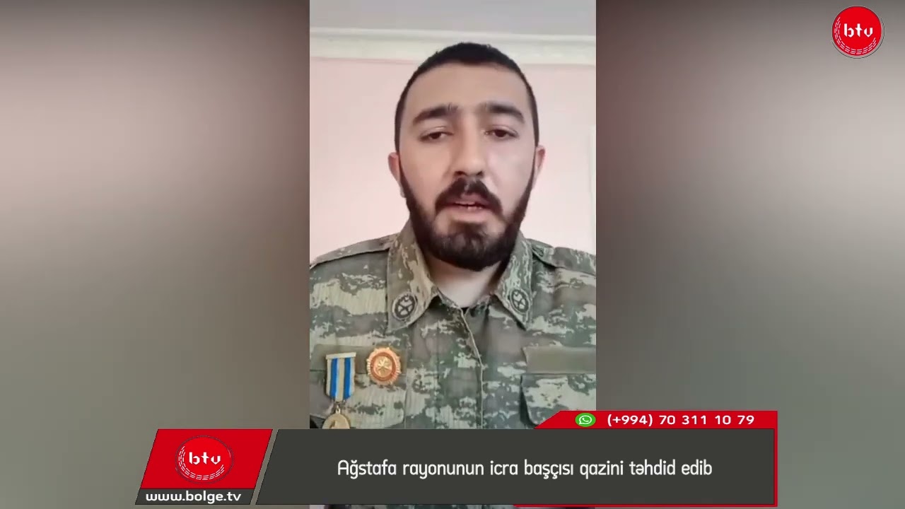 Ağstafa rayonunun icra başçısı qazini təhdid edib