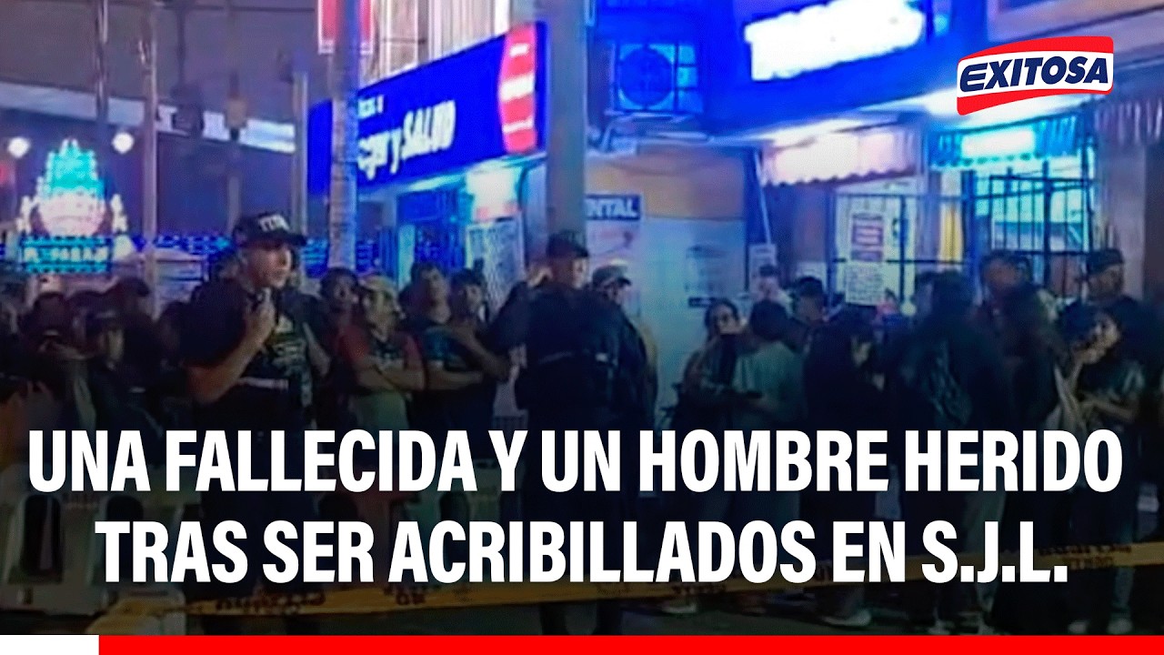 🔴🔵Una mujer perdió la vida y un hombre herido tras sufrir ataque armado en S.J.L.