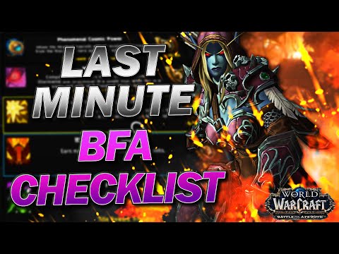 DO THIS Before Pre-Patch Drops! | Battle For Azeroth
