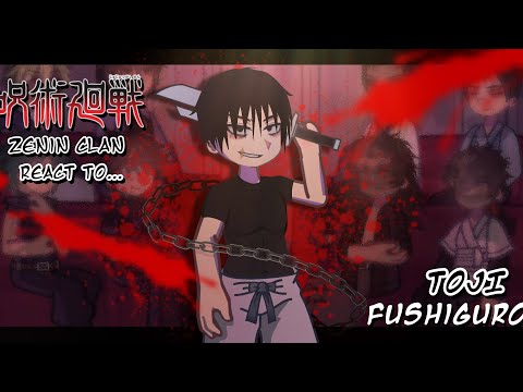 Zenin clan react to Toji fushiguro || Jujutsu kaisen || made by Yuk!ra