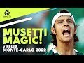 Lorenzo Musetti MAGICAL Performance vs Auger-Aliassime! | Monte-Carlo 2022