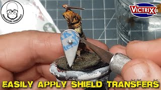 HOW to Apply Little Big Men Studios Shield Transfers 28mm & 15mm