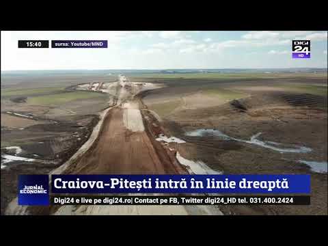 Drumul expres Craiova-Pitești intră în linie dreaptă - Digi24