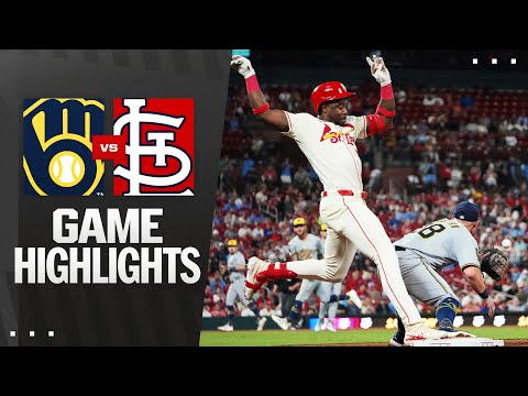 Brewers vs. Cardinals Game Highlights (9/20/25) | MLB Highlights