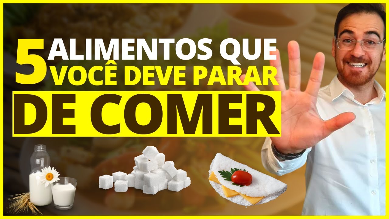 5 alimentos para você cortar e emagrecer em 2022