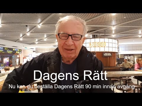 2018-05-08 90 MINUTERS FRAMFÖRHÅLLNING VID BESTÄLLNING AV DAGENS RÄTT PÅ SJ SNABBTÅG