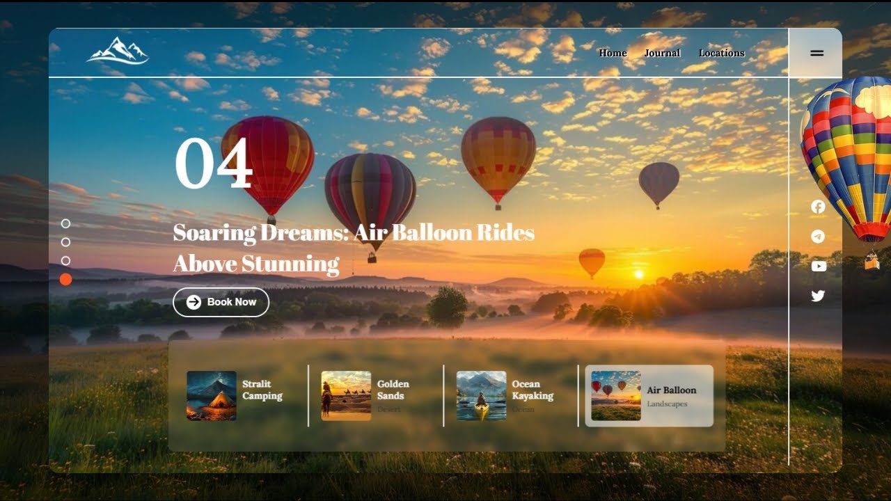 Create a Stunning Animated Hero Section with HTML, CSS, & JS | Easy Step-by-Step Tutorial