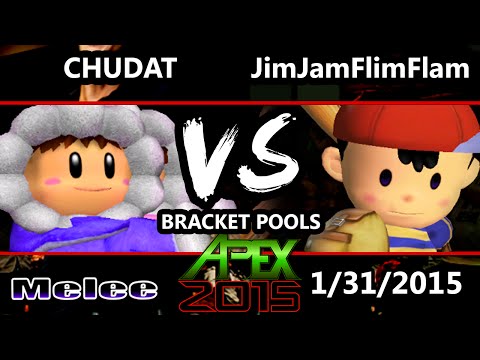 Apex 2015 - Chudat (Ice Climbers) Vs. JJFF (Ness) - Pools Round 1 - SSBM
