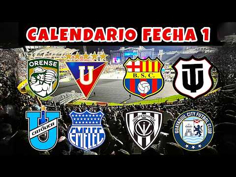 Calendar MATCHDAY 1 of the LigaPro 2026 Initial Phase / Ecuadorian Championship 2026