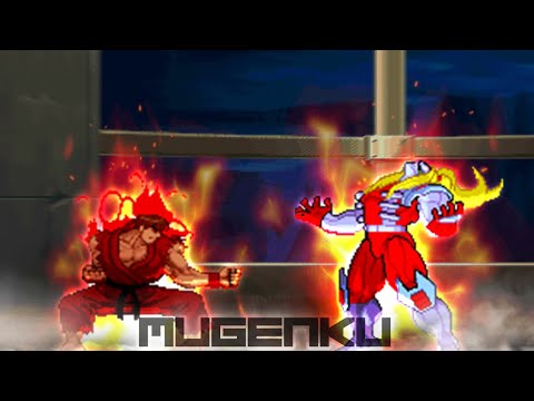 Mystikblaze Evil Ryu vs Omega Red. Marvel vs Street Fighter MUGEN Multiverse