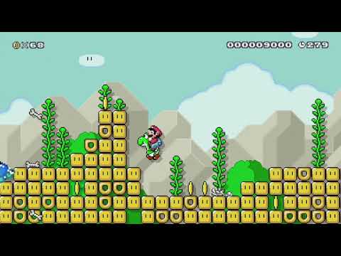 Desolate Dunes 2-1 by Phoenix - SUPER MARIO MAKER - NO COMMENTARY 1bi