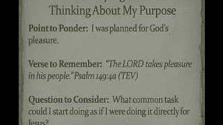 RE: The Purpose Driven Life By Rick Warren (Chapter 8)