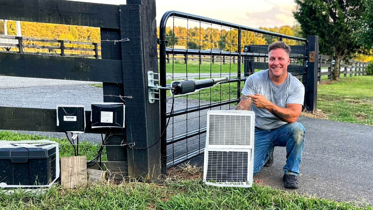 I FINALLY INSTALLED A SOLAR GATE OPENER. TOPENS solar gate opener kit put to the test.