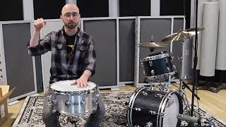 Video thumbnail for DW Thin Aluminum Snare drum unboxing and demo by Ultimate Drum Reviews