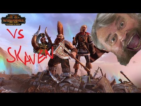THE OLD FREE FRIENDS: Total War Warhammer 2 Gotrek and Felix Vs Skaven