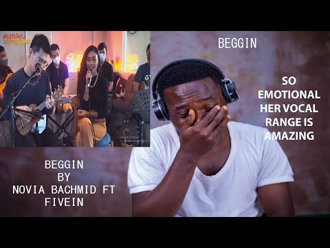 Beggin' (KERONCONG) - Novia Bachmid ft. Fivein #LetsJamWithJames# REACTION