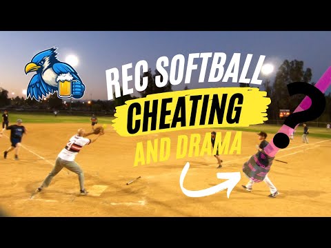 They Got Caught Cheating in Rec Softball and Lost their Temper - Clean Machine vs. Brew Jays
