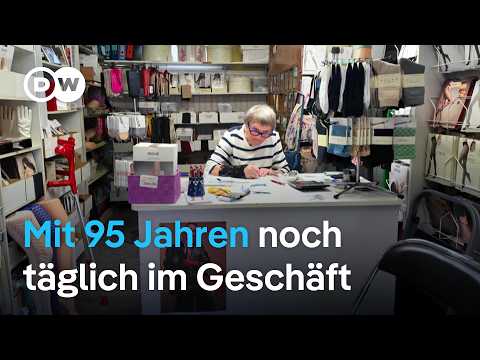 Wie Gerda Hammel mit 95 Jahren ihr Geschäft führt und nicht ans Aufhören denkt | DW Nachrichten